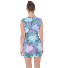 Lace Up Front Bodycon Dress 