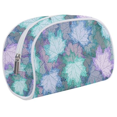 Leaves Glitter Background Winter Make Up Case (Medium) from ArtsNow.com