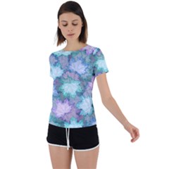 Back Circle Cutout Sports T-Shirt 
