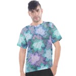 Leaves Glitter Background Winter Men s Sport Top