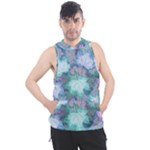 Leaves Glitter Background Winter Men s Sleeveless Hoodie