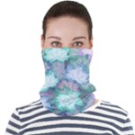 Leaves Glitter Background Winter Face Seamless Bandana (Adult)