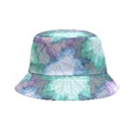 Leaves Glitter Background Winter Bucket Hat