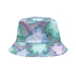 Leaves Glitter Background Winter Inside Out Bucket Hat