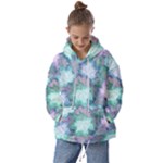 Leaves Glitter Background Winter Kids  Oversized Hoodie