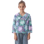 Leaves Glitter Background Winter Kids  Sailor Shirt