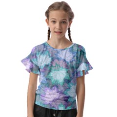 Kids  Cut Out Flutter Sleeves 