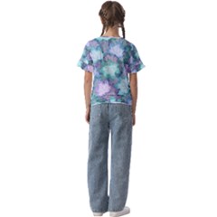 Kids  Cuff Sleeve Scrunch Bottom T-Shirt 
