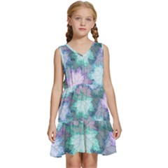 Kids  Sleeveless Tiered Mini Dress 
