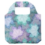 Leaves Glitter Background Winter Premium Foldable Grocery Recycle Bag
