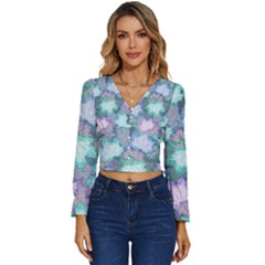 Long Sleeve V-Neck Top 
