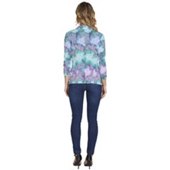 Women s One-Button 3/4 Sleeve Short Jacket 