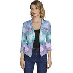 Women s Casual 3/4 Sleeve Spring Jacket 