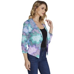 Women s Casual 3/4 Sleeve Spring Jacket 