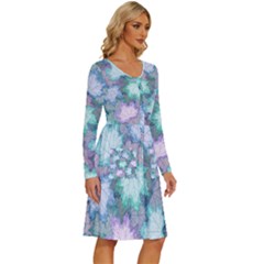Long Sleeve Dress With Pocket 