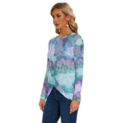 Long Sleeve Crew Neck Pullover Top 
