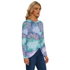 Long Sleeve Crew Neck Pullover Top 