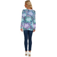 Long Sleeve Crew Neck Pullover Top 