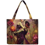 Fantasy Floral Couple Dancing Mini Tote Bag