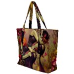 Fantasy Floral Couple Dancing Zip Up Canvas Bag