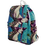 Beautiful Fantasy Fairy With Purple  Hair Top Flap Backpack