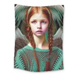 Pretty Redhead  Fairy Angel In Knit Outfit Medium Tapestry
