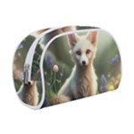 Gorgeous White Fennec Fox Among Flowers 4 Make Up Case (Small)