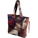Elegant Victorian Woman 11 Drawstring Tote Bag