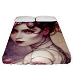 Elegant Victorian Woman 3 Fitted Sheet (Queen Size)