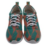 Mid Century Geometric Shapes Pattern 7 Women Athletic Shoes