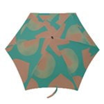 Mid Century Geometric Shapes Pattern 8 Mini Folding Umbrellas