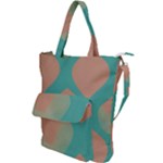 Mid Century Geometric Shapes Pattern 8 Shoulder Tote Bag
