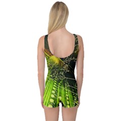One Piece Boyleg Swimsuit 