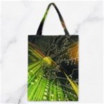 Machine Technology Circuit Electronic Computer Technics Detail Psychedelic Abstract Pattern Classic Tote Bag