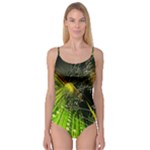 Machine Technology Circuit Electronic Computer Technics Detail Psychedelic Abstract Pattern Camisole Leotard 