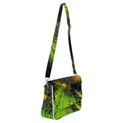 Shoulder Bag with Back Zipper 