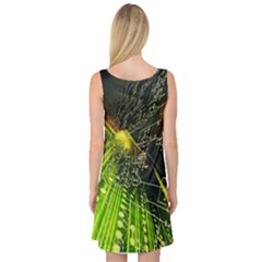 Sleeveless Satin Nightdress Back