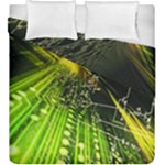 Machine Technology Circuit Electronic Computer Technics Detail Psychedelic Abstract Pattern Duvet Cover Double Side (King Size)