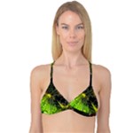 Machine Technology Circuit Electronic Computer Technics Detail Psychedelic Abstract Pattern Reversible Tri Bikini Top