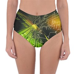 Reversible High-Waist Bikini Bottoms 