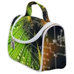 Machine Technology Circuit Electronic Computer Technics Detail Psychedelic Abstract Pattern Satchel Handbag