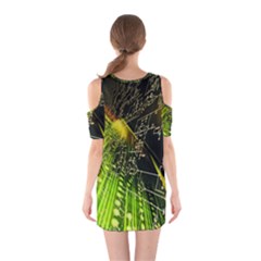 Shoulder Cutout One Piece Dress 