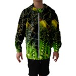 Machine Technology Circuit Electronic Computer Technics Detail Psychedelic Abstract Pattern Kids  Hooded Windbreaker