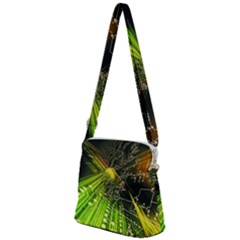 Zipper Messenger Bag 