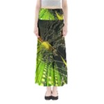 Machine Technology Circuit Electronic Computer Technics Detail Psychedelic Abstract Pattern Full Length Maxi Skirt