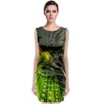 Machine Technology Circuit Electronic Computer Technics Detail Psychedelic Abstract Pattern Classic Sleeveless Midi Dress