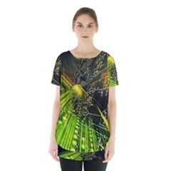 Skirt Hem Sports Top 