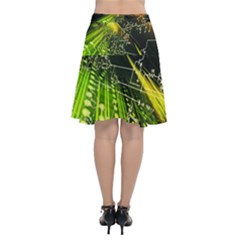 Chiffon Wrap Front Skirt 