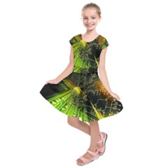 Kids  Short Sleeve Dress 