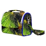 Machine Technology Circuit Electronic Computer Technics Detail Psychedelic Abstract Pattern Satchel Shoulder Bag